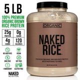 Organic Brown Rice Protein Powder | Naked Rice - 5lb