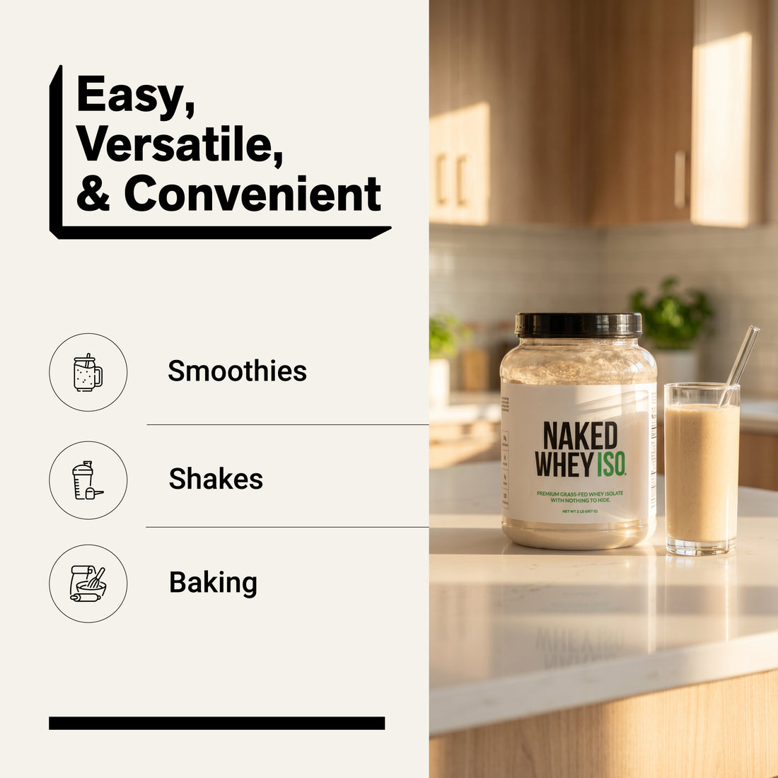 whey protein shake isolate powder amino acid