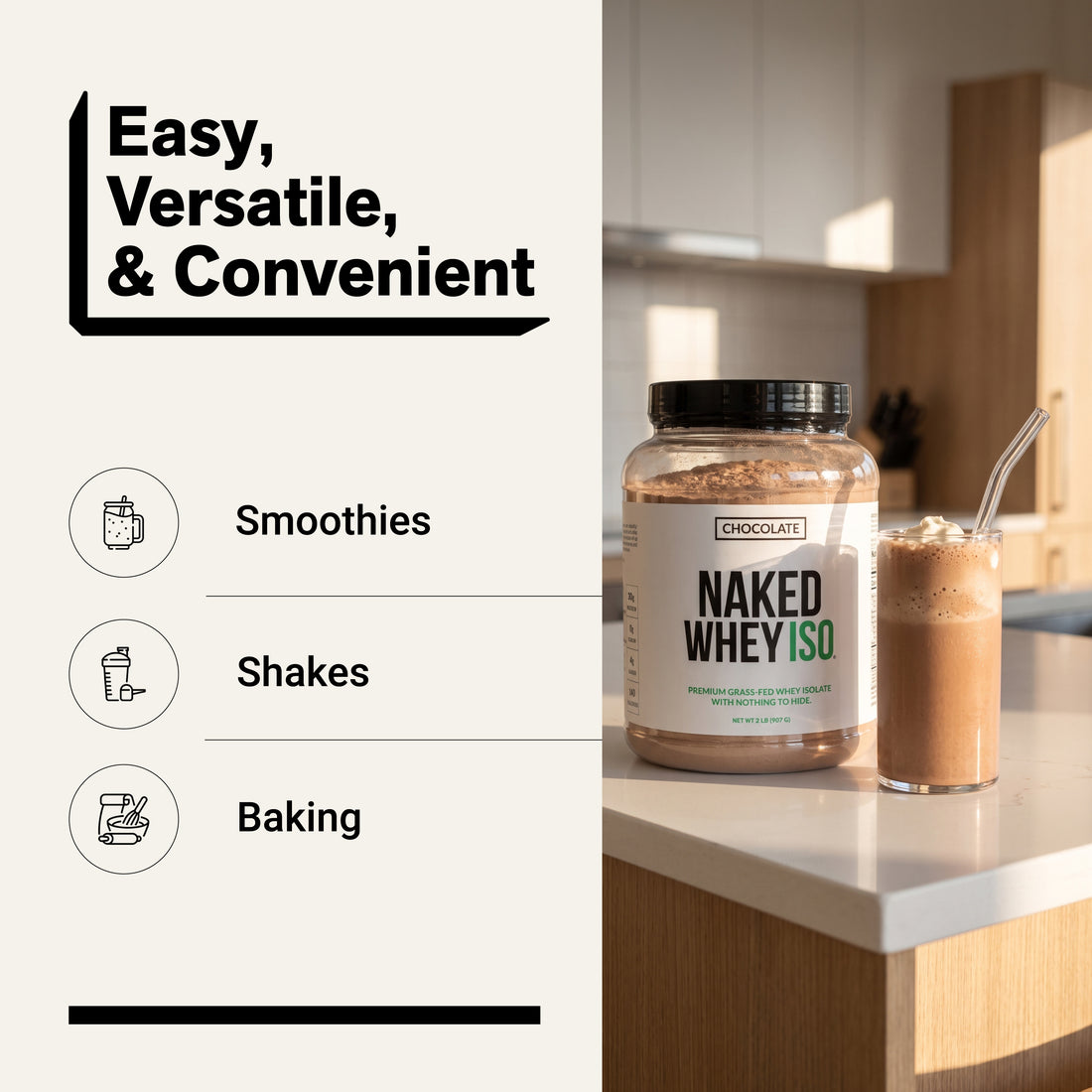 whey protein shake isolate powder amino acid