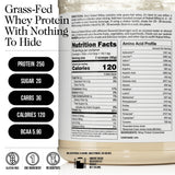 grass fed whey protein shake unflavored