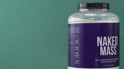 Vanilla Mass Gainer Protein Supplement | Naked Vanilla Mass - 8LB