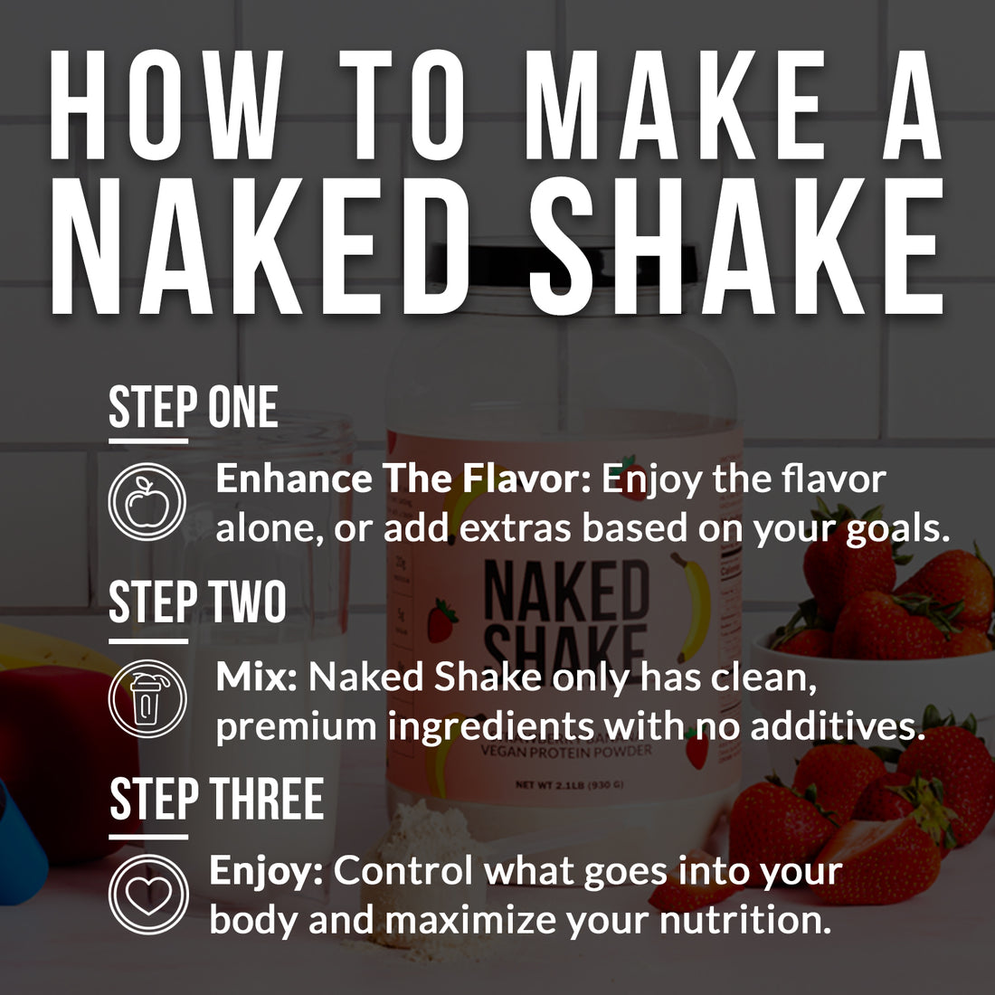 plant based protein powder strawberry banana